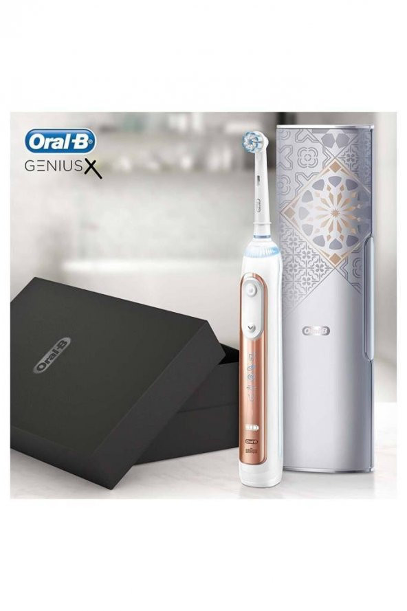 Oral-B Genius X AI Art of Brushing RoseGold Şarj Edilebilir Diş Fırçası (4210201295655) - 7