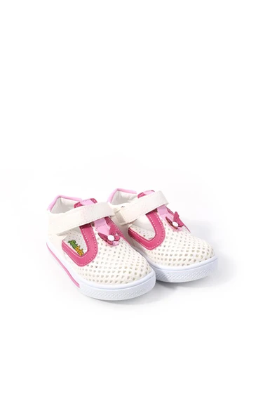 Şirin Bebe 2078 Kız Bebek Ortopedik Ayakkabı Sandalet - Resim 5