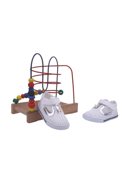 Şirin Bebe 2078 Kız Bebek Ortopedik Ayakkabı Sandalet - Resim 2