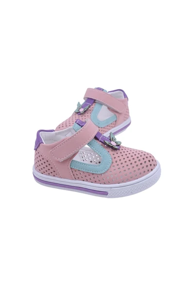 Şirin Bebe 2078 Kız Bebek Ortopedik Ayakkabı Sandalet - Resim 4