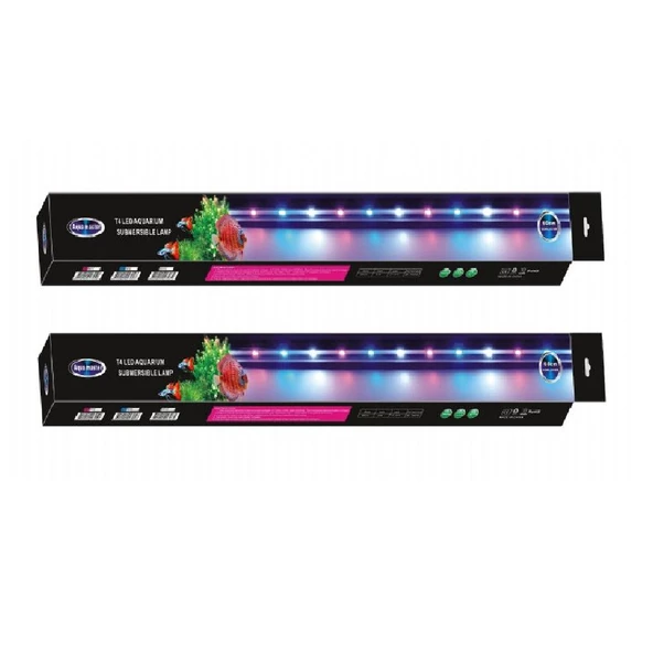 Aqua Master Akvaryum Su İçi Led Lamba 80 cm Pembe-Beyaz