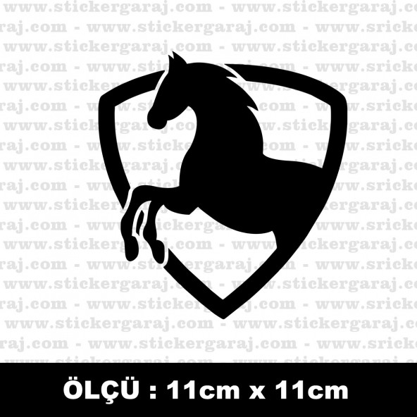 At Şahlanan sticker 2 ADET
