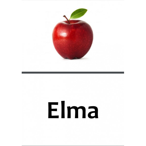 Pratik Meyve Kartları (Laminasyonlu SERT Kartlar) - Resim 2