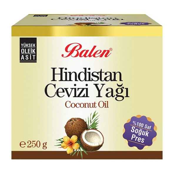 Balen Hindistan Cevizi Yağı 250 Gr