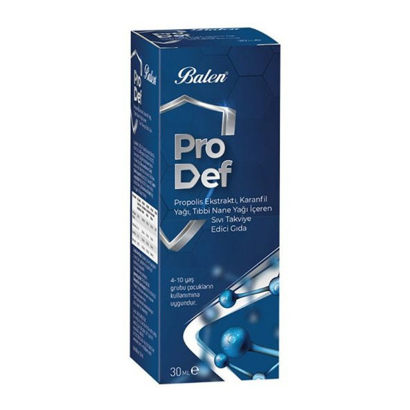 Balen Prodef Propolis, Karanfil Yağı, Tıbbi Nane Yağı İçeren Boğaz Spreyi 30 Ml