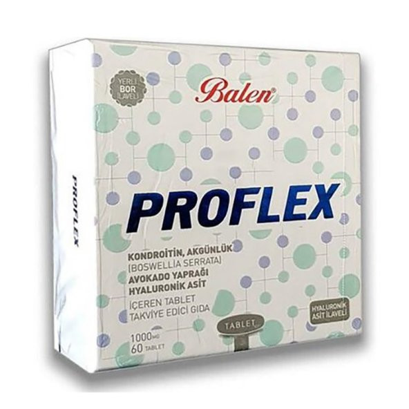 Balen Proflex Kondroitin Avokado Yaprağı Hyaluronik Asit İçeren Tablet 1000 Mg*60