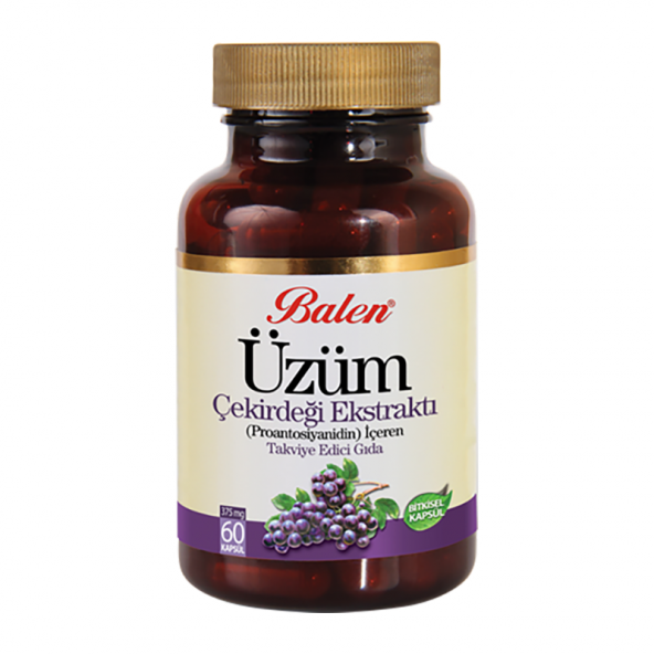 Balen Üzüm Çekirdeği Ekstraktı Kapsül 375 Mg 60 Adet