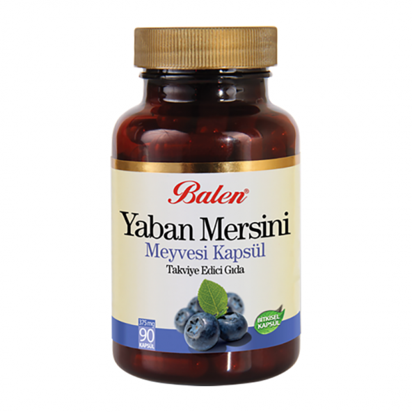 Balen Yaban Mersini Meyvesi Ekstraktı Kapsül 375 Mg 90 Adet