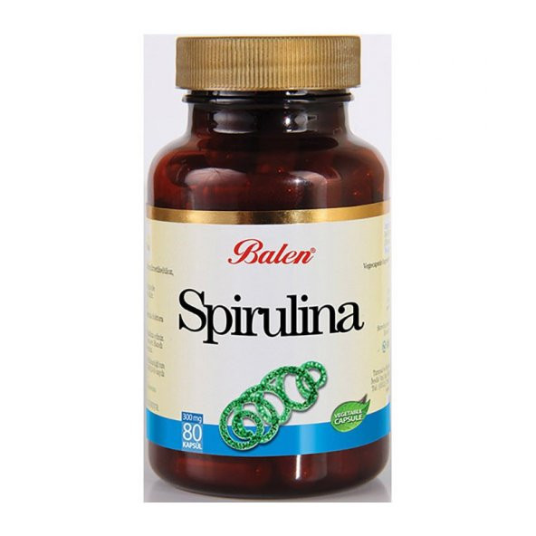 Balen Spirulina Kapsül 375 Mg 80 Adet