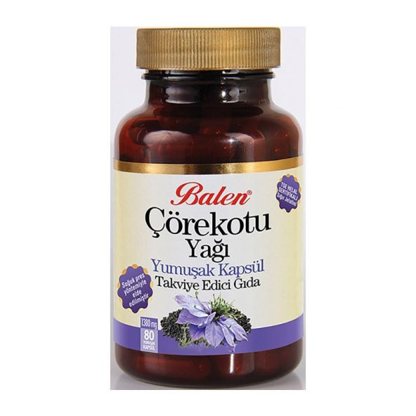 Balen Çörekotu Yağı Yumuşak Kapsül 1380 Mg*80