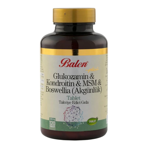 Balen Glukozamin Kondroitin Msm Boswellia 1200 Mg*120 Tablet ürün görseli 1