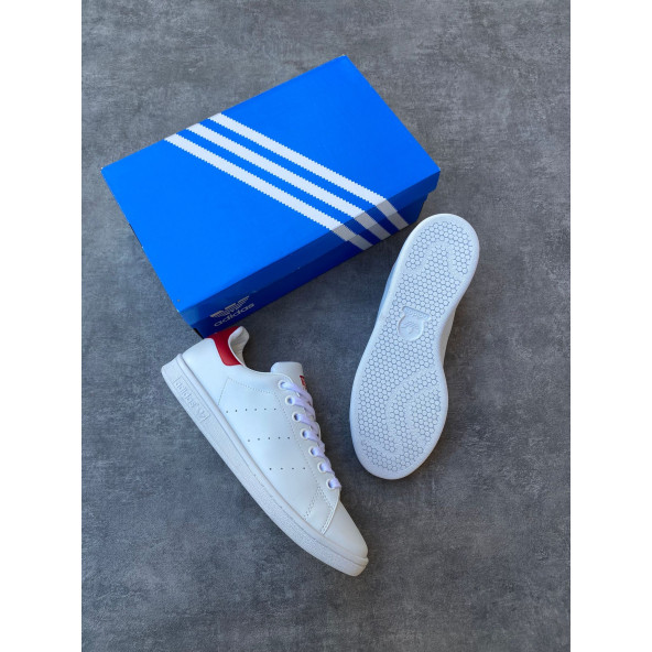 Adidas M20326 Stan Smith Kırmızı Unisex Spor Ayakkabı - 4