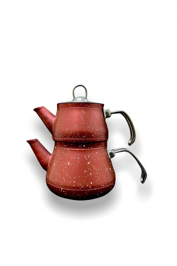 ÇAPAR Group Granit Mini Boy Çaydanlık Takımı Kırmızı