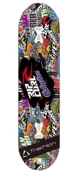 Triathlon T132 Tahta Kaykay Karışık Desenli Gönderilecektir - 2