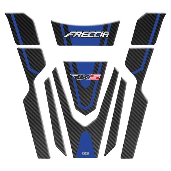 Rks Freccia 150 Cc 2022 - 2024 Uyumlu Tank Pad Set 007 ürün görseli