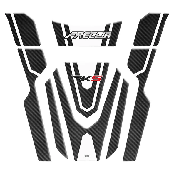 Rks Freccia 150 Cc 2022 - 2024 Uyumlu Tank Pad Set 003