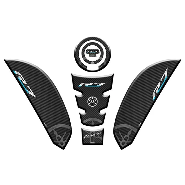 Yamaha R7 2021 - 2024 Uyumlu Tank Pad Set 001 ürün görseli