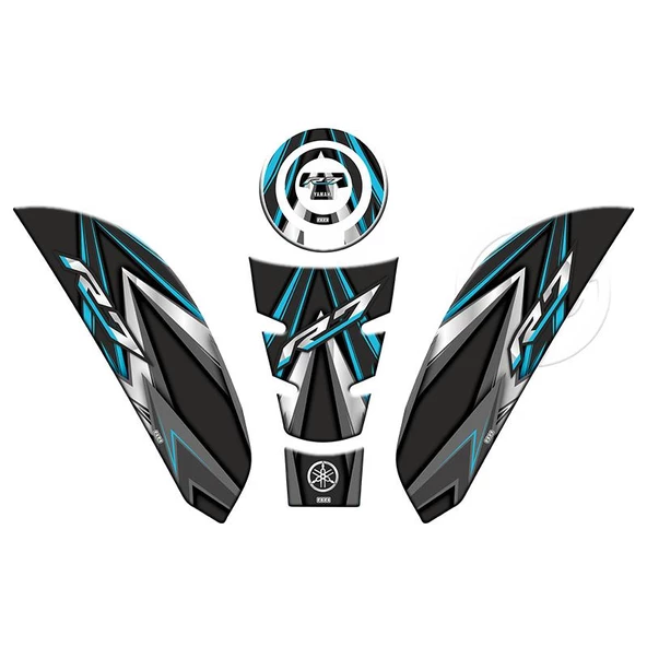 Yamaha R7 2021 - 2024 Uyumlu Tank Pad Set 005 ürün görseli