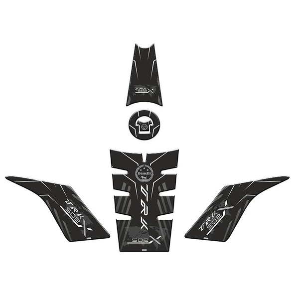 Skm Benelli Trk 502 2017 - 2024 Uyumlu Tank Pad Set 004