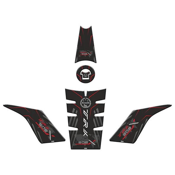 Skm Benelli Trk 502 2017 - 2024 Uyumlu Tank Pad Set 005
