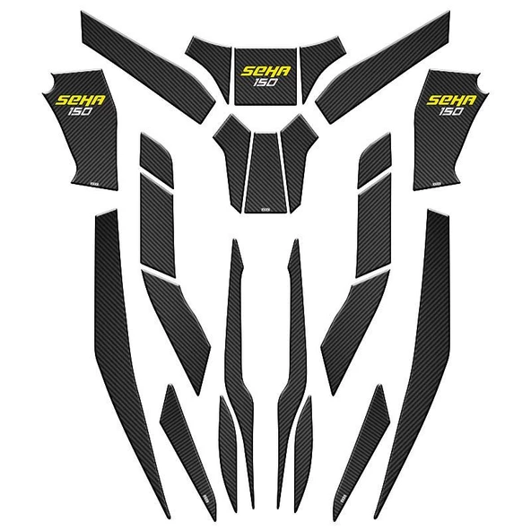 Kanuni Seha 150 2022 - 2024 Uyumlu 24 Parça Tank Pad Set 004 ürün görseli