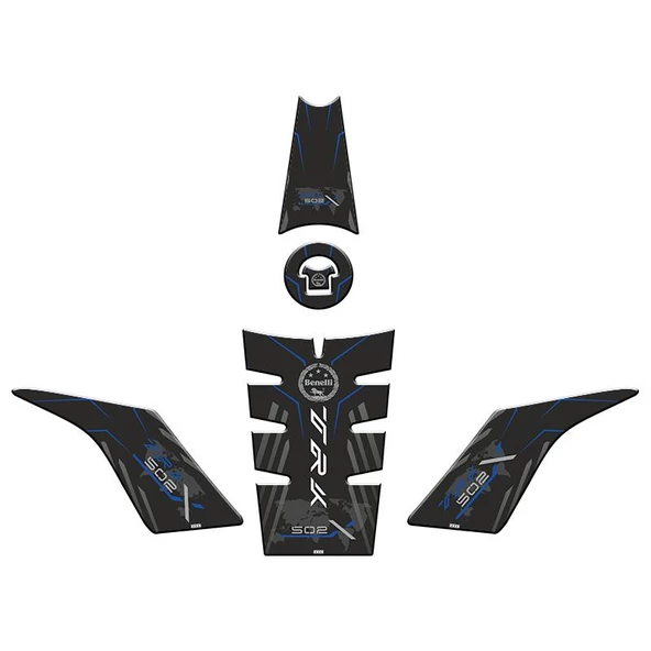 Skm Benelli Trk 502 2017 - 2024 Uyumlu Tank Pad Set 006