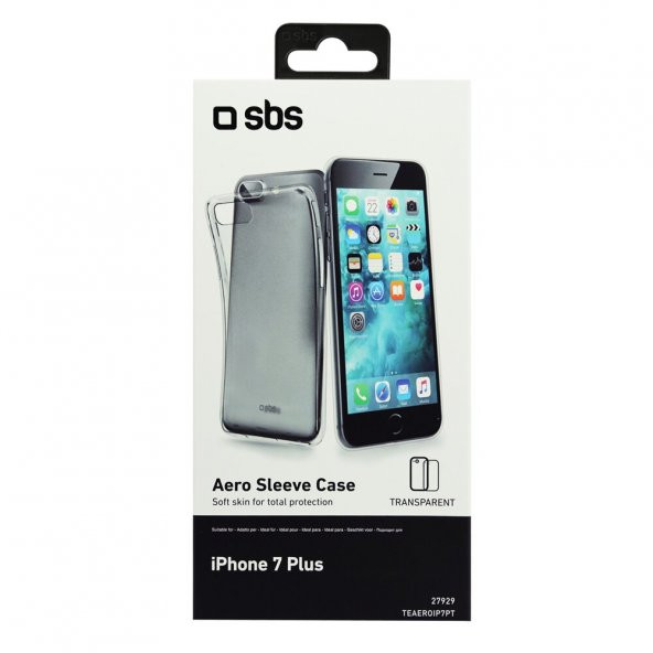 SBS Aero iPhone 7 Plus Şeffaf Kılıf - 2