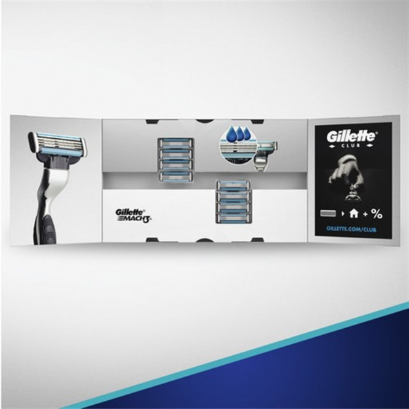 GILLETTE MACH 3 8'Lİ YEDEK TIRAŞ BIÇAĞI - 2