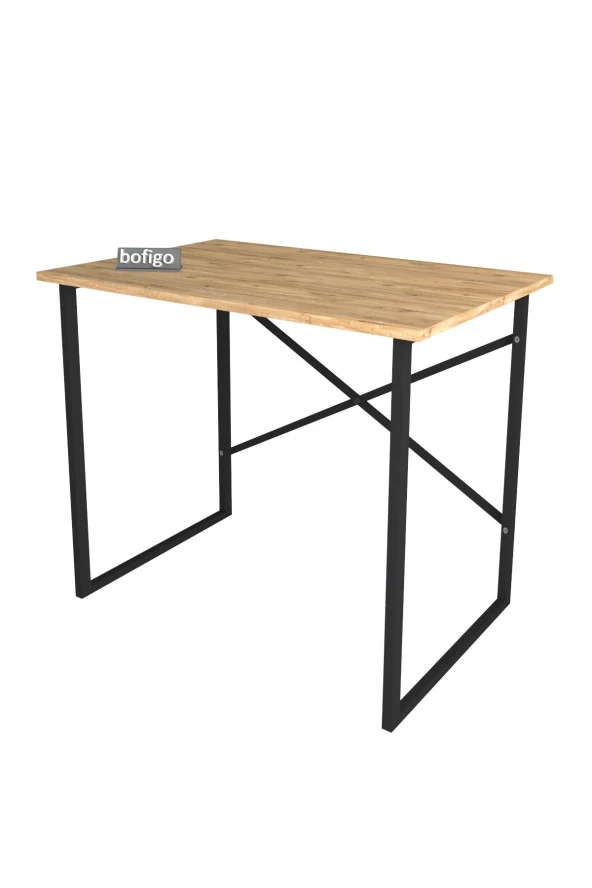 Bofigo 60x90 cm Çalışma Masası Bilgisayar Masası Ofis Ders Yemek Masası Çam - 7