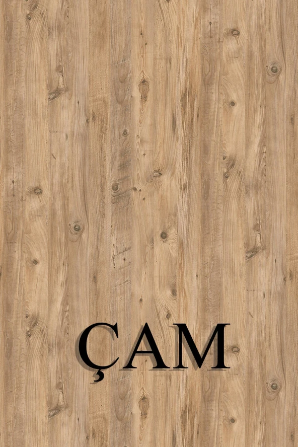 Bofigo Dekoratif 5 Raflı Kitaplık Metal Kitaplık Çam - 6