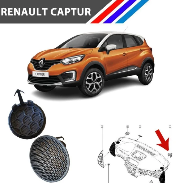 Renault Captur Torpido Üstü Hoparlör Kapağı 1 Adet 281C20011R