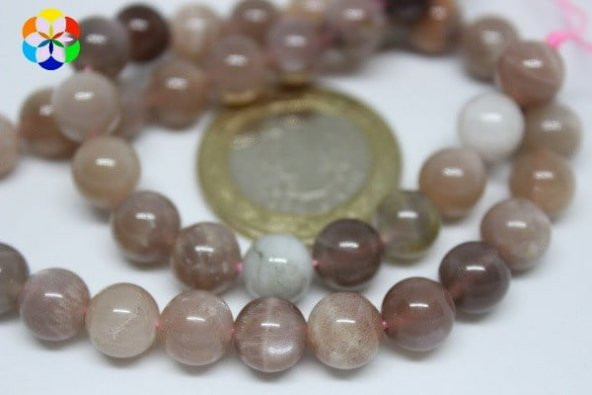 Güneş Taşı YARIM Dizi 8mm Royal Quality (18cm uzunluğundadır) - Resim 3