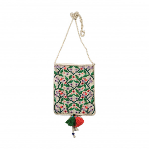 Bahar Dalı Desenli Çanta