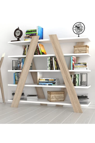 AEKA Ae-1060 Sena 5 Raflı Kitaplık ürün görseli
