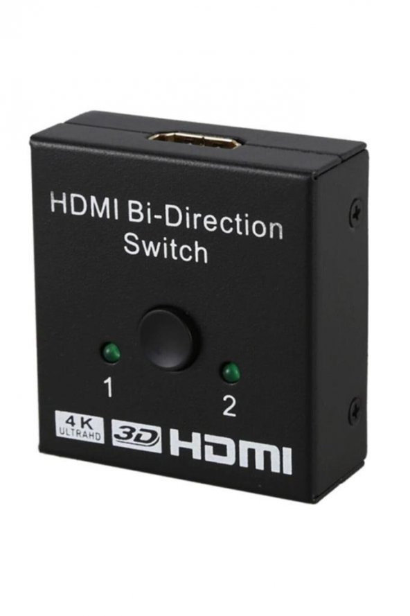 2 Port Çift Yönlü Hdmi Switch Splitter Ekran Monitör Çoklayıcı Çoğaltıcı - Resim 3