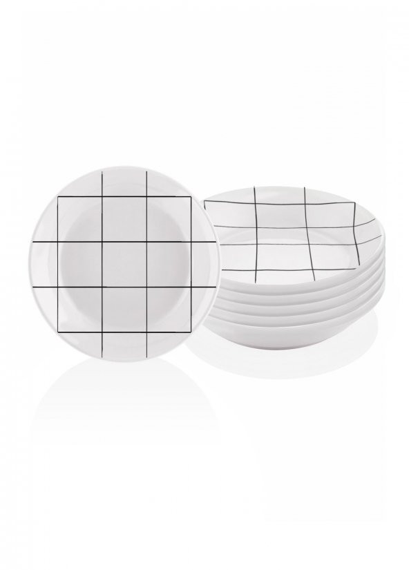 The Mia Daily Tunes Yemek Tabağı  - 6lı Set 20 Cm - 2