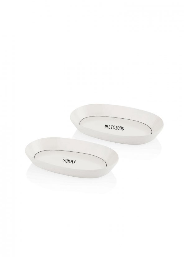 The Mia Daily Tunes Oval Servis 2li Set 26cm - 2