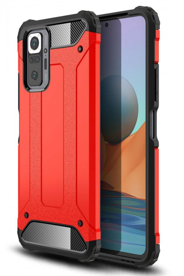 Xiaomi Redmi Note 10 Pro Kılıf Tank Zırhlı Korumalı Kılıf - 4