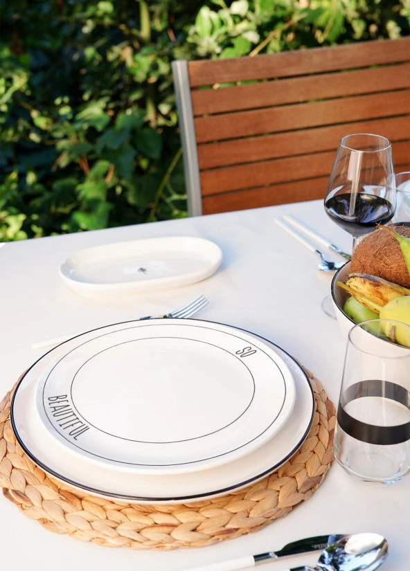 The Mia Daily Tunes Servis Tabağı 6 Lı Set - 26 cm - Resim 7