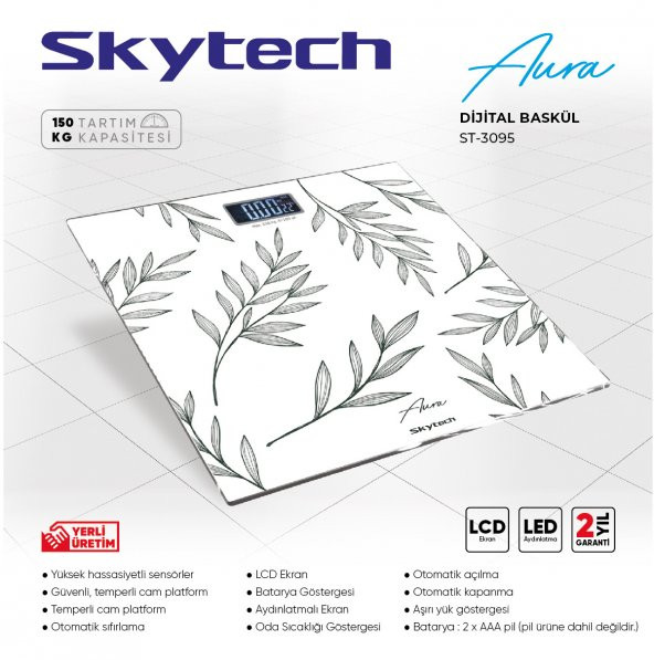 Skytech Aura DİJİTAL BASKÜL ST-3095