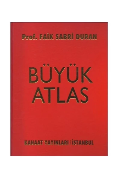 Büyük Atlas - Prof. Faik Sabri Duman - Faik Sabri Duran