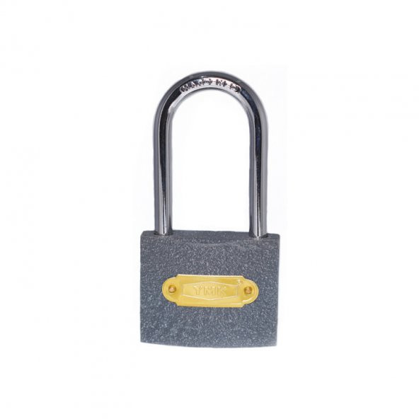 YMK Eko Gri Döküm Uzun Kancalı Asma Kilit 32mm - 3