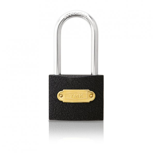 YMK Eko Gri Döküm Uzun Kancalı Asma Kilit 32mm - 4