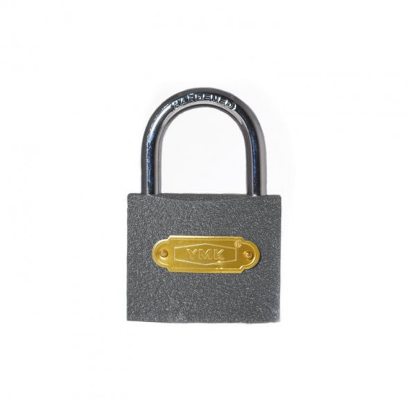 YMK Eko Gri Döküm Kısa Kancalı Asma Kilit 32mm - 3