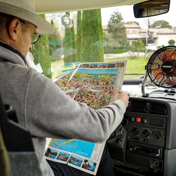 WORX WX095 20Volt 2.0Ah. Li-ion 242mm Profesyonel Hibrit Şantiye FanıVantilatör - Resim 5