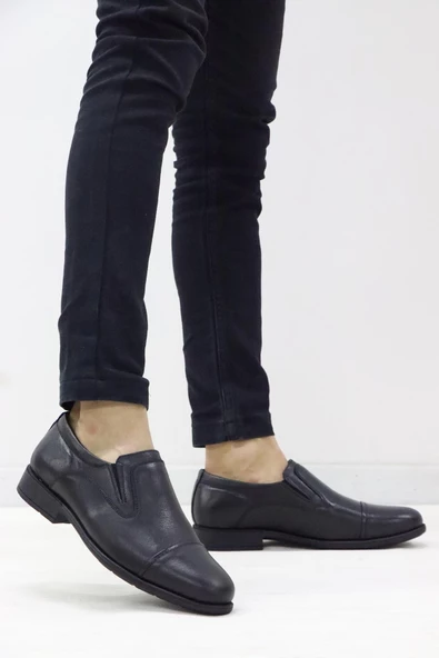 Ayakmod 692 Erkek Siyah Günlük Ayakkabı - Resim 2