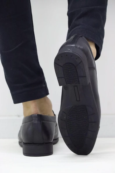 Ayakmod 692 Erkek Siyah Günlük Ayakkabı - Resim 4