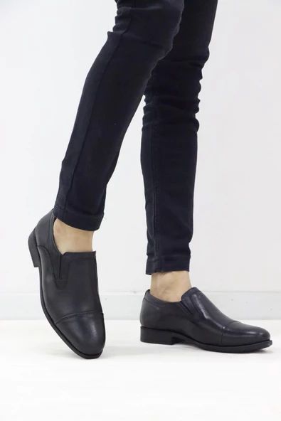 Ayakmod 692 Erkek Siyah Günlük Ayakkabı - Resim 3