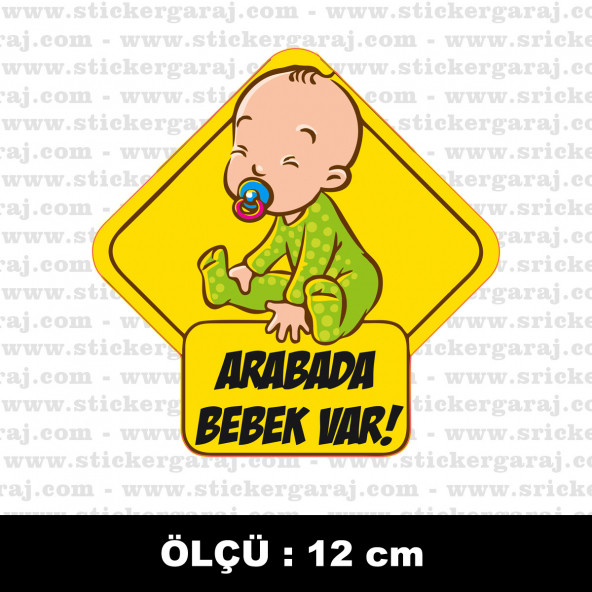 Bebek var sticker  2 ADET