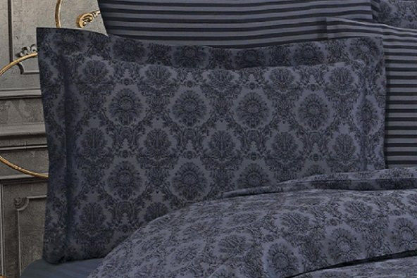 Finezza Monaco Bambu Jakar Kumaş Füme ikili Oksford 60*80 cm Yastık Kılıfı -1299 - 2